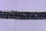 CAG8880 15.5 inches 4mm round matte moss agate beads