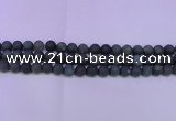 CAG8881 15.5 inches 6mm round matte moss agate beads