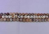 CAG8891 15.5 inches 6mm round matte crazy lace agate beads