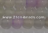 CAG8931 15.5 inches 6mm round matte colorful agate beads wholesale