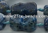 CAG9068 15.5 inches 16*30mm peanut-shaped fire crackle agate beads