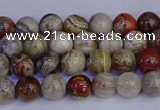 CAG9110 15.5 inches 4mm round Mexican crazy lace agate beads