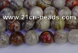 CAG9111 15.5 inches 6mm round Mexican crazy lace agate beads