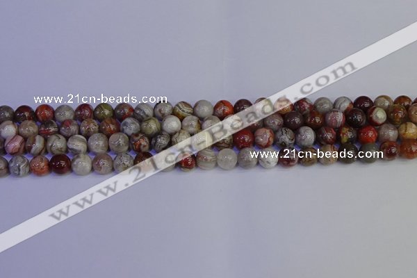 CAG9111 15.5 inches 6mm round Mexican crazy lace agate beads