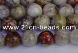 CAG9112 15.5 inches 8mm round Mexican crazy lace agate beads