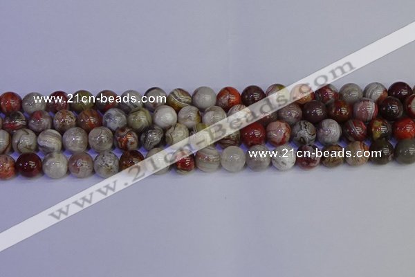 CAG9113 15.5 inches 10mm round Mexican crazy lace agate beads