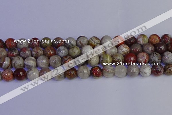 CAG9115 15.5 inches 14mm round Mexican crazy lace agate beads