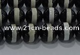 CAG9133 15.5 inches 8mm round tibetan agate beads wholesale