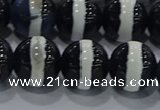 CAG9135 15.5 inches 12mm round tibetan agate beads wholesale