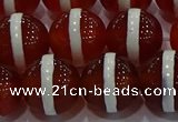 CAG9145 15.5 inches 16mm round tibetan agate beads wholesale