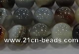 CAG9151 15.5 inches 12mm round line agate beads wholesale