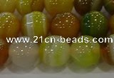 CAG9167 15.5 inches 14mm round line agate beads wholesale