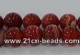 CAG9177 15.5 inches 6mm round line agate beads wholesale