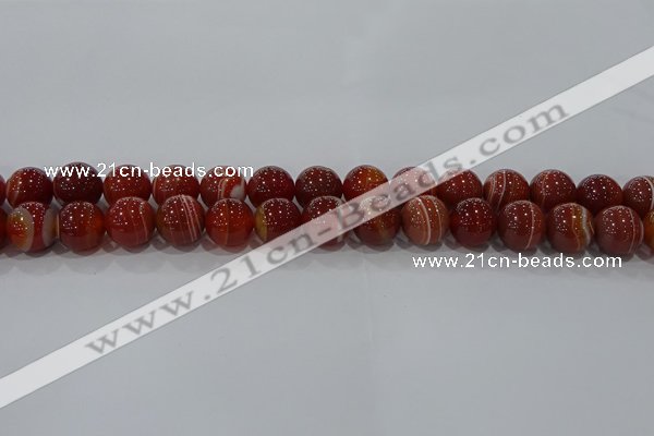 CAG9179 15.5 inches 10mm round line agate beads wholesale