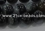 CAG9188 15.5 inches 12mm round line agate beads wholesale