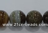 CAG9207 15.5 inches 16mm round line agate gemstone beads