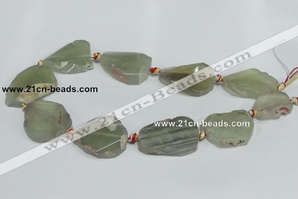 CAG930 16 inches rough agate gemstone nugget beads wholesale