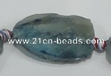 CAG931 16 inches rough agate gemstone nugget beads wholesale