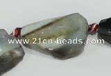 CAG933 16 inches rough agate gemstone nugget beads wholesale