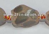 CAG935 16 inches rough agate gemstone nugget beads wholesale