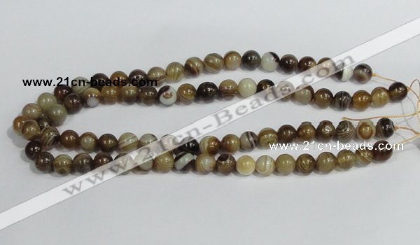 CAG938 16 inches 10mm round madagascar agate gemstone beads