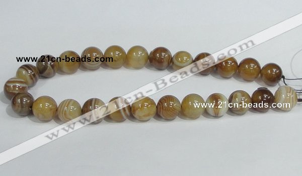 CAG941 16 inches 16mm round madagascar agate gemstone beads