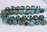 CAG9410 15.5 inches 18*20mm - 20*22mm faceted nuggets ocean agate beads