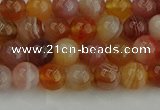 CAG9561 15.5 inches 6mm round red botswana agate gemstone beads