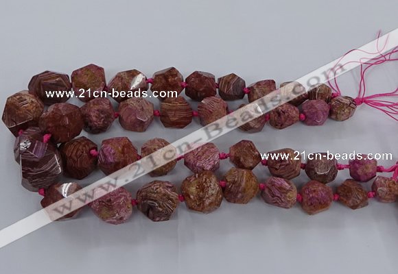 CAG9615 15.5 inches 10*12mm - 20*25mm faceted nuggets ocean agate beads