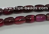 CAG9623 15.5 inches 8*12mm drum dragon veins agate beads wholesale