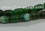 CAG9625 15.5 inches 8*12mm drum dragon veins agate beads wholesale