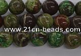 CAG9645 15.5 inches 6mm round ocean agate gemstone beads wholesale