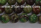 CAG9646 15.5 inches 8mm round ocean agate gemstone beads wholesale