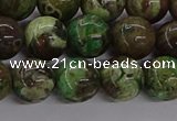 CAG9647 15.5 inches 10mm round ocean agate gemstone beads wholesale