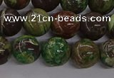 CAG9648 15.5 inches 12mm round ocean agate gemstone beads wholesale