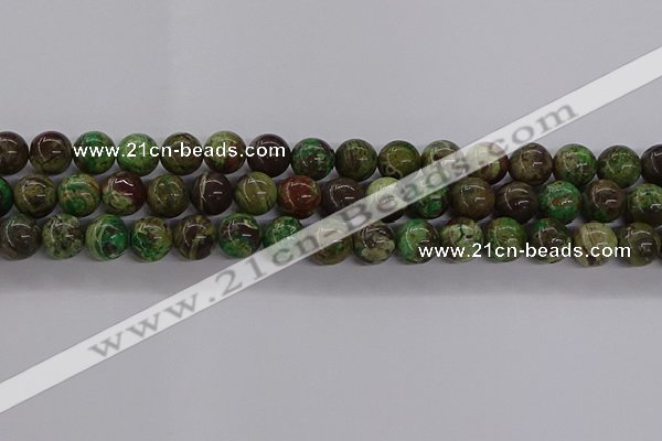 CAG9648 15.5 inches 12mm round ocean agate gemstone beads wholesale