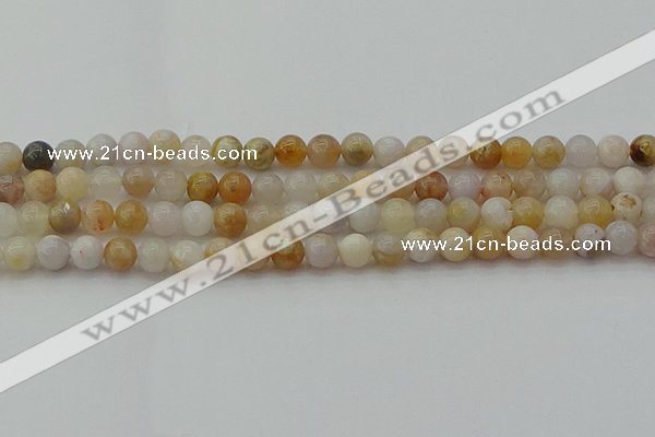 CAG9711 15.5 inches 6mm round colorful agate beads wholesale