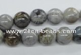 CAG973 15.5 inches 10mm round bamboo leaf agate gemstone beads