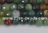 CAG9831 15.5 inches 6mm faceted round Indian agate beads