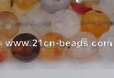 CAG9892 15.5 inches 10mm faceted round dendritic agate beads