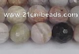 CAG9898 15.5 inches 8mm faceted round parrel dendrite agate beads