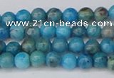 CAG9931 15.5 inches 4mm round blue crazy lace agate beads