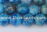 CAG9934 15.5 inches 10mm round blue crazy lace agate beads