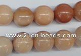 CAJ105 15.5 inches 14mm round red aventurine jade beads wholesale