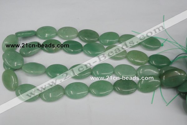 CAJ304 15.5 inches 18*25mm oval green aventurine jade beads