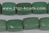 CAJ311 15.5 inches 13*18mm nugget green aventurine jade beads