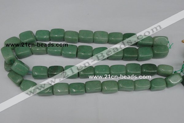 CAJ311 15.5 inches 13*18mm nugget green aventurine jade beads