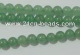 CAJ401 15.5 inches 6mm round green aventurine beads wholesale