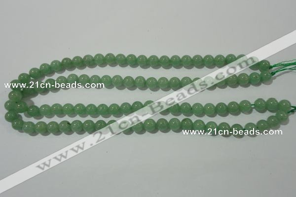 CAJ402 15.5 inches 8mm round green aventurine beads wholesale