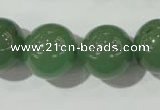 CAJ407 15.5 inches 18mm round green aventurine beads wholesale